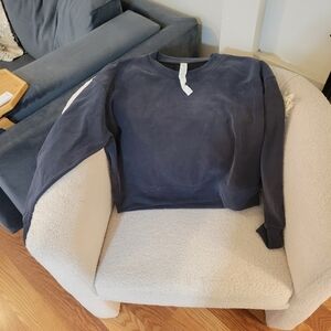 Lululemon Softstreme Perfectly Oversized Crew, Size 6, Black, NWOT